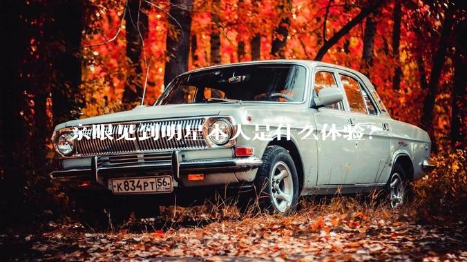 亲眼见到明星本人是什么体验？